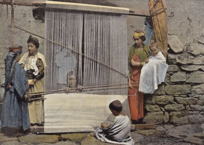 Weaver in Kabylie by European Photographer